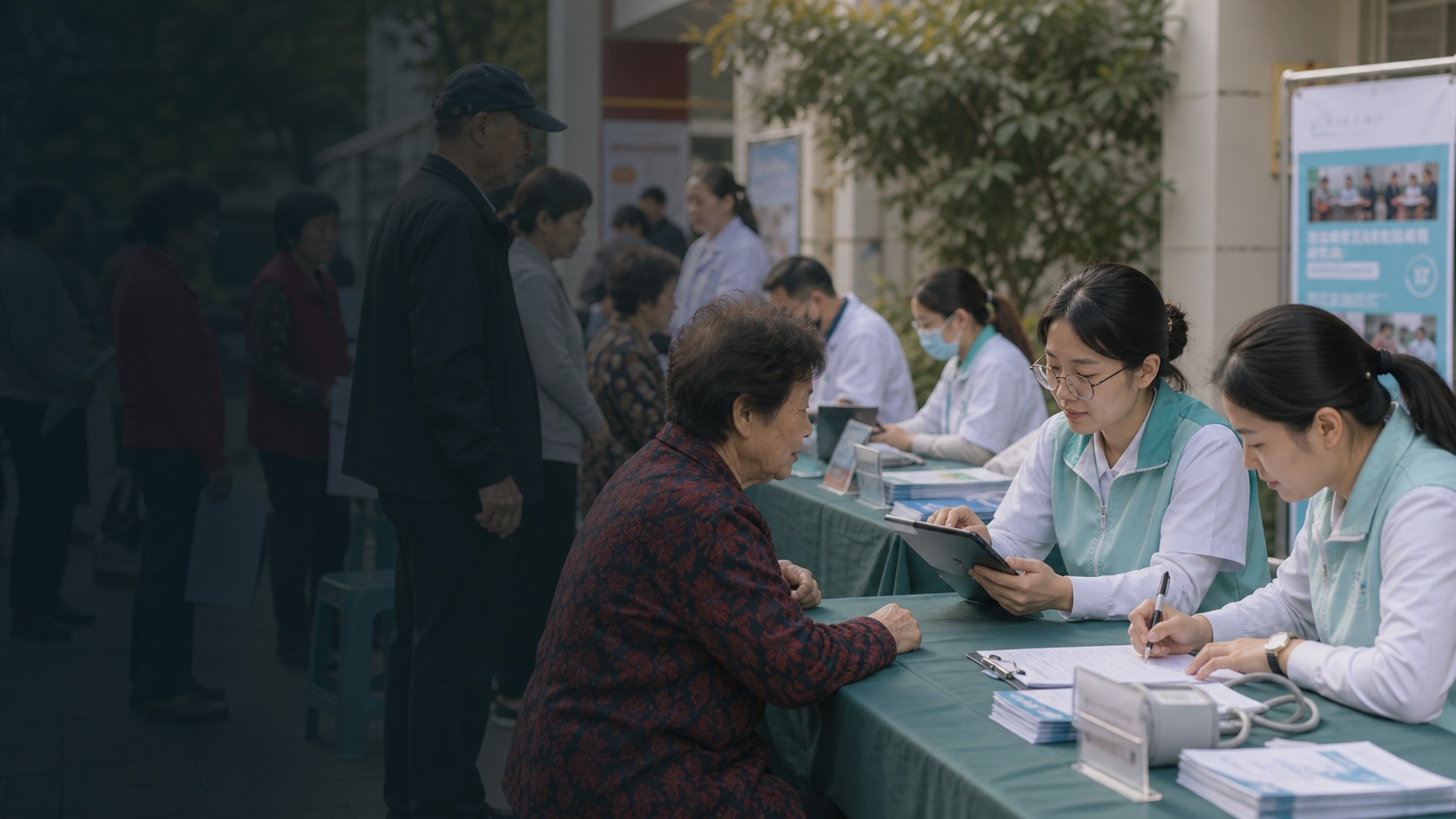 社区健康项目负责人查看专题活动结果和项目统计